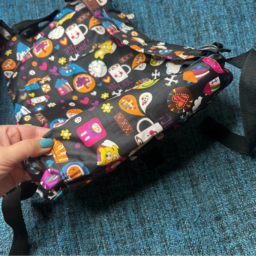 Pro Sports Kids Camping Backpack Hot Chocolate Mountain Print Travel Hike